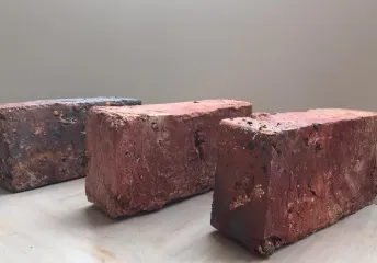 Ladrillo Tolete Recocido Grande de 22x11x6 cm